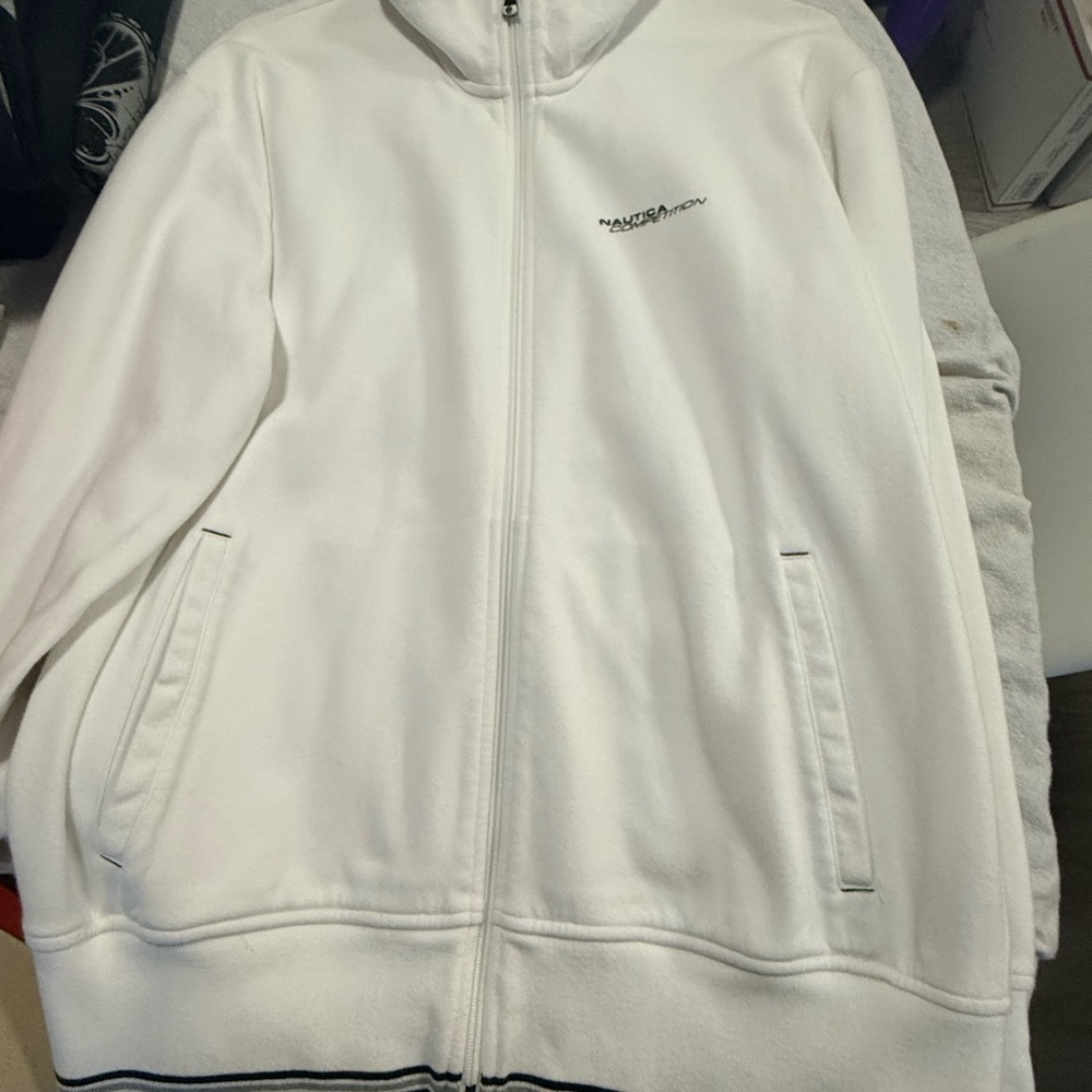 Nautica Cream Competition Jacket